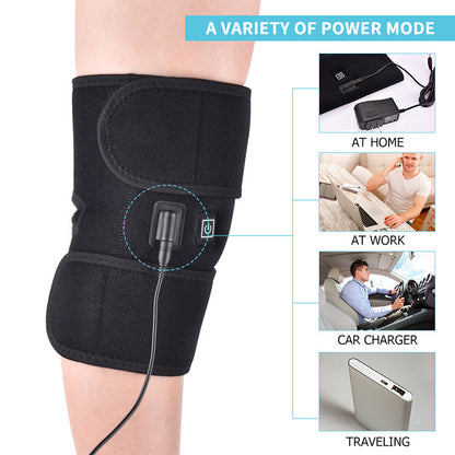 Electric Heating Knee Pads Hot Compress Moxibustion Heating Knee Pads Elderly Knee Warmers