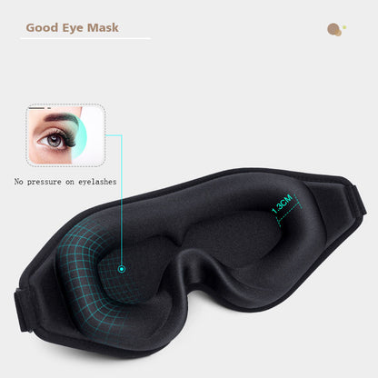 3D eye mask, three-dimensional light blocking, rebound memory cotton, sleep light blocking, non pressure eye protection, aviatio