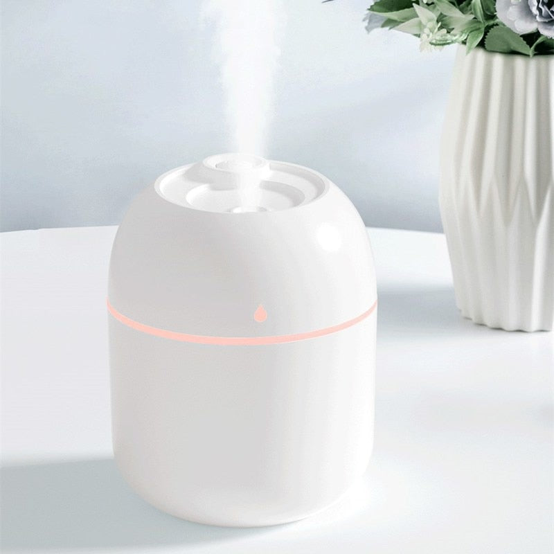 1PCs 220ML Mini Portable Ultrasonic Air Humidifer Aroma Essential Oil Diffuser USB Mist Maker Aromatherapy Humidifiers for Home